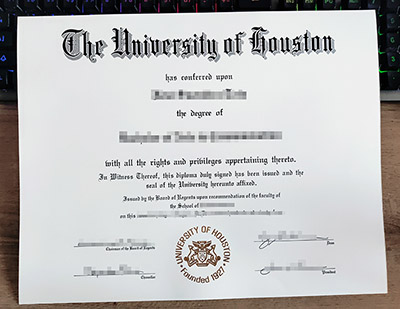 休斯敦学历学位证书领事公证认证样本